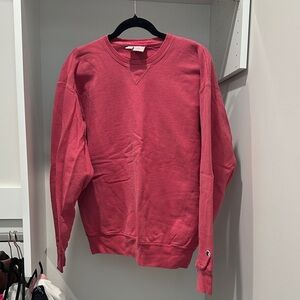Champion Men's Crewneck Sweater in Red